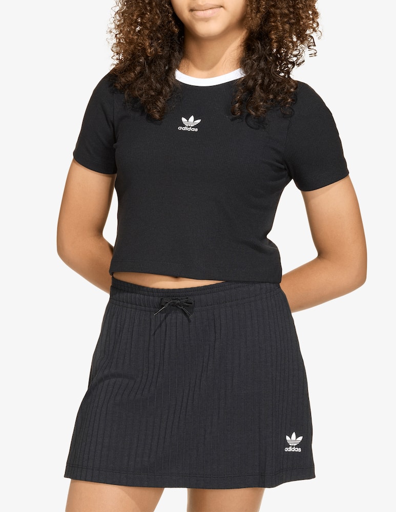 rinascente Adidas Originals Cropped logo t-shirt