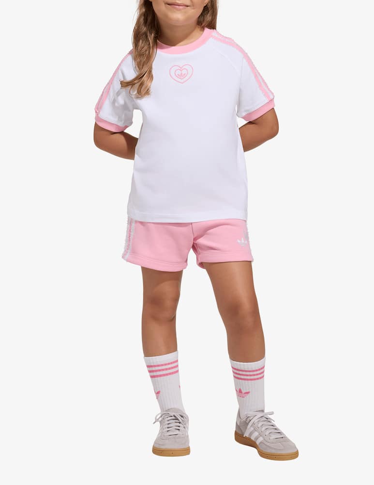 rinascente Adidas Originals Set t-shirt e shorts cuore