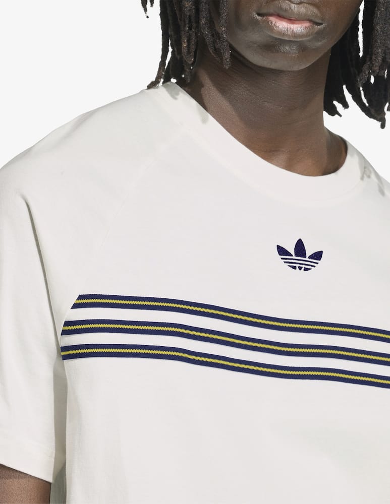 Adidas Originals T-shirt con righe e logo - immagine 4 Adidas Originals T-shirt con righe e logo - immagine 4