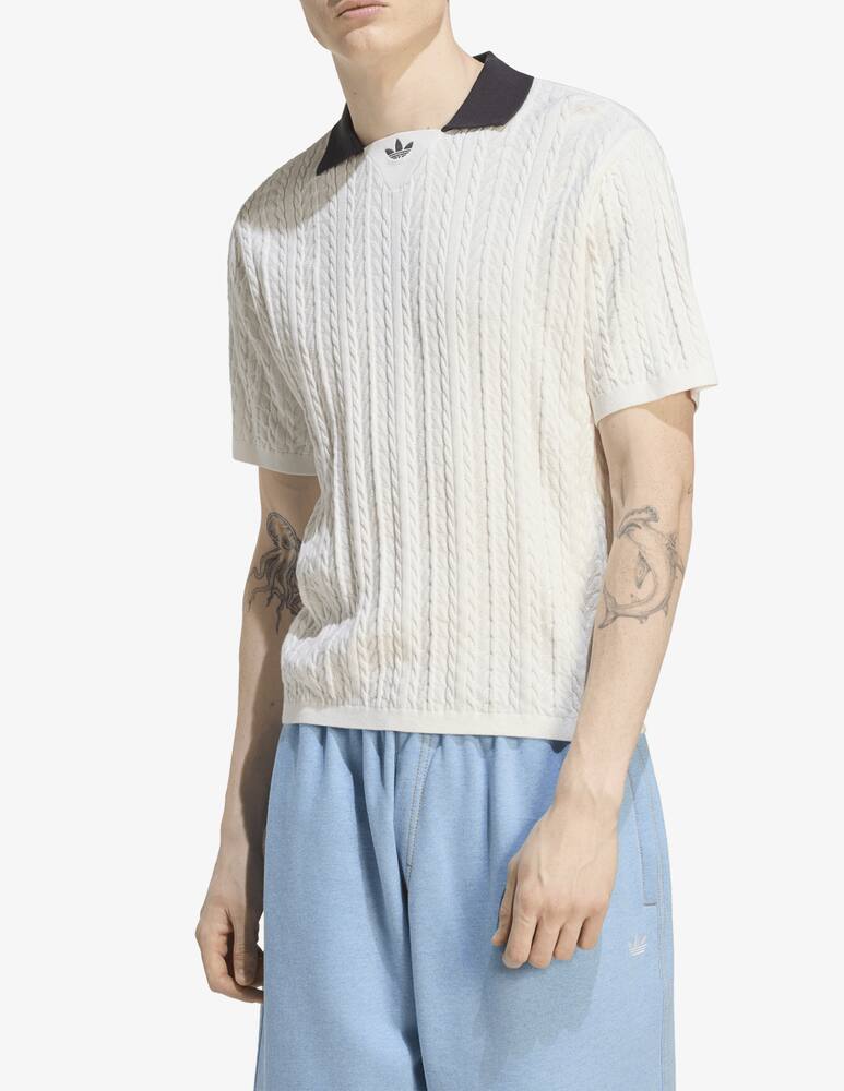 rinascente Adidas Originals Polo in maglia a trecce