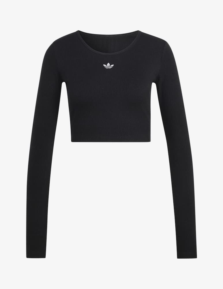 Adidas Originals Maglia crop a costine Adidas - immagine 5 Adidas Originals Maglia crop a costine Adidas - immagine 5