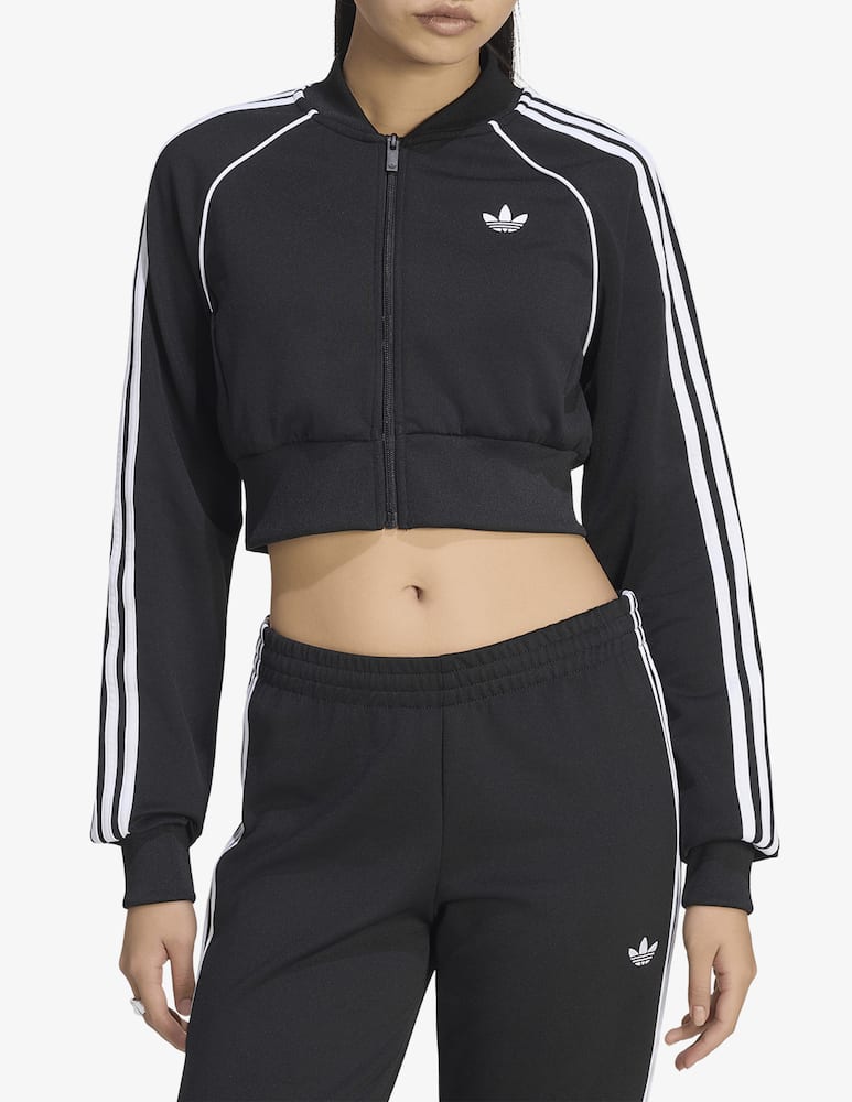 Adidas Originals Felpa crop con cerniera - immagine 1 Adidas Originals Felpa crop con cerniera - immagine 1