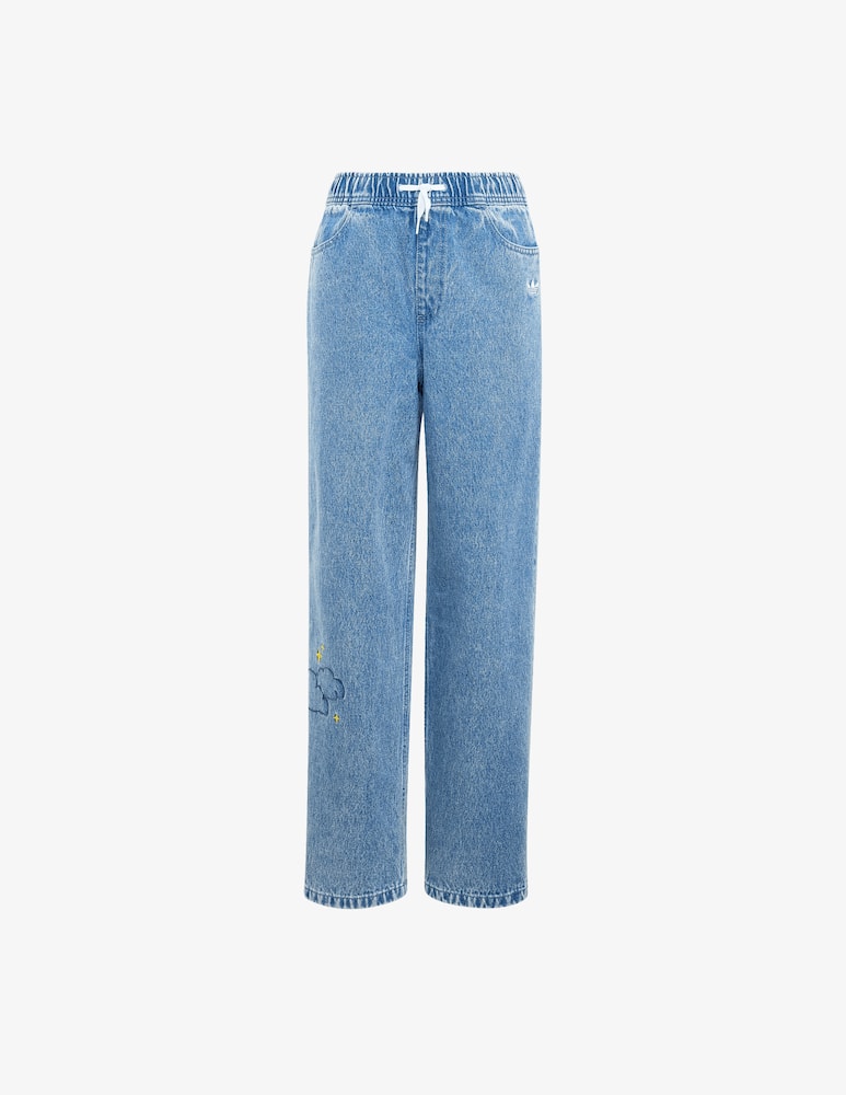rinascente Adidas Originals Jeans jogger con ricamo