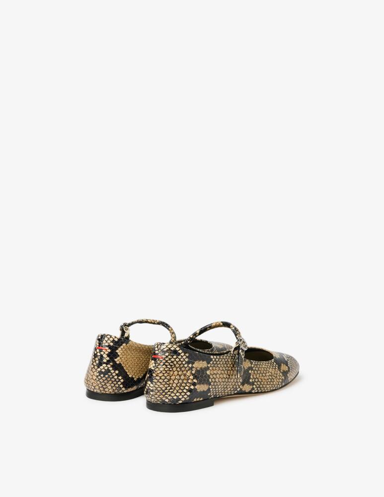 rinascente Aeyde Snake print mary jane flats
