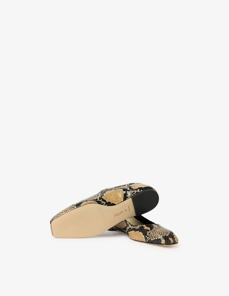 rinascente Aeyde Snake print mary jane flats