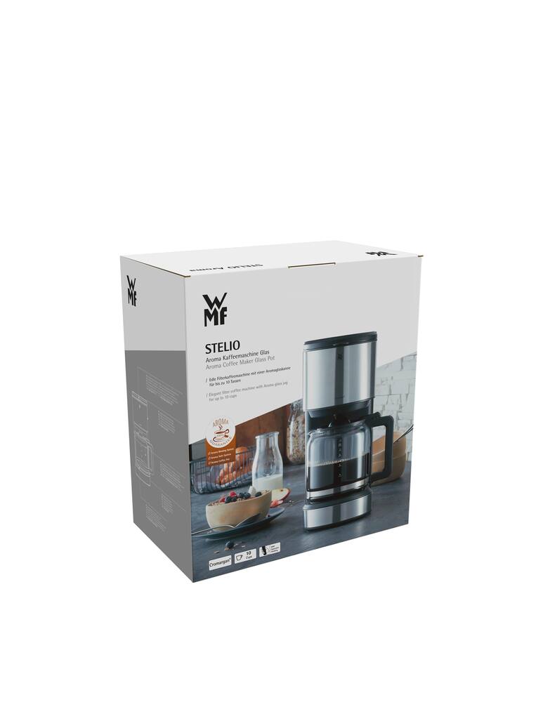 rinascente WMF Stelio Macchina Per Caffe Aroma Vetro - Argento