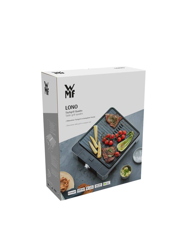 rinascente WMF Lono Barbeque Da Tavolo Quadro - Nero