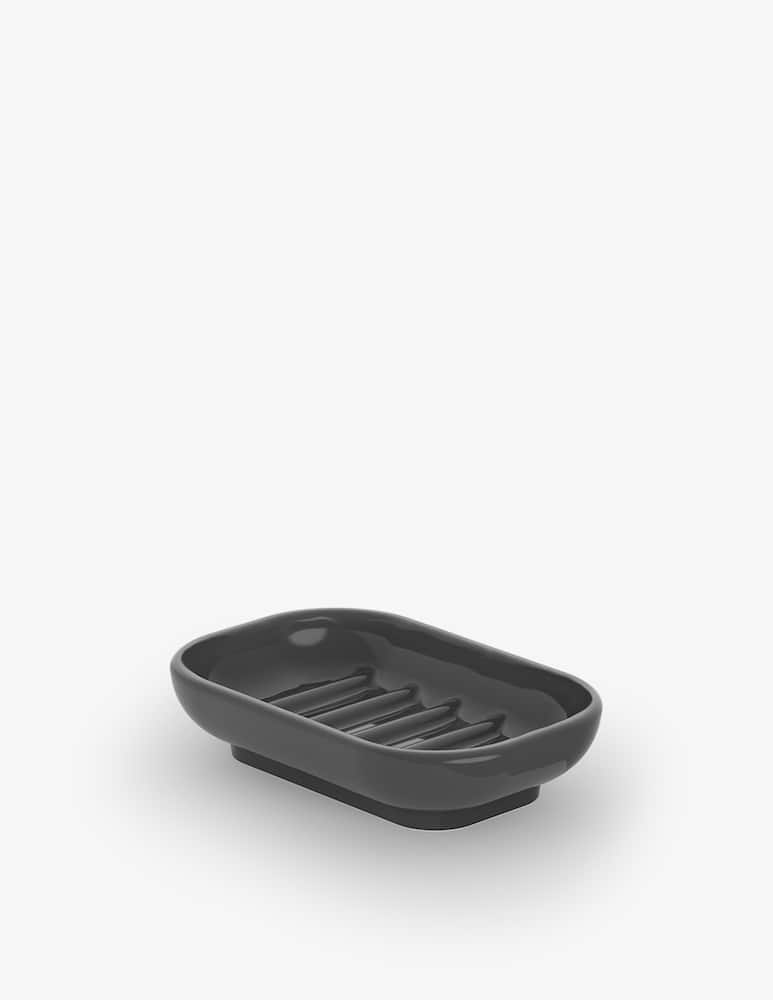 rinascente Decor Walther Dw 543 Portasapone In Porcellana Nera