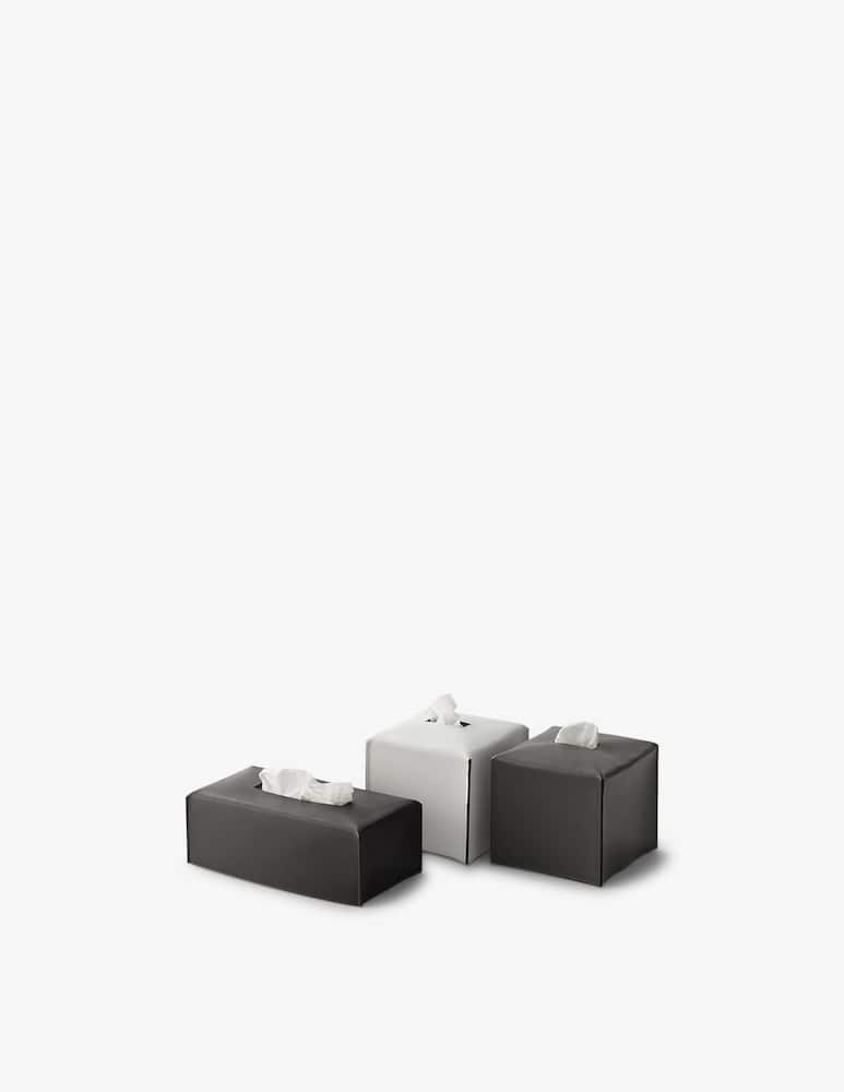 Decor Walther Nappa Kbq Tissue Box - Nappa Genuine Leather Black-Brown - picture 2 Decor Walther Nappa Kbq Tissue Box - Nappa Genuine Leather Black-Brown - picture 2