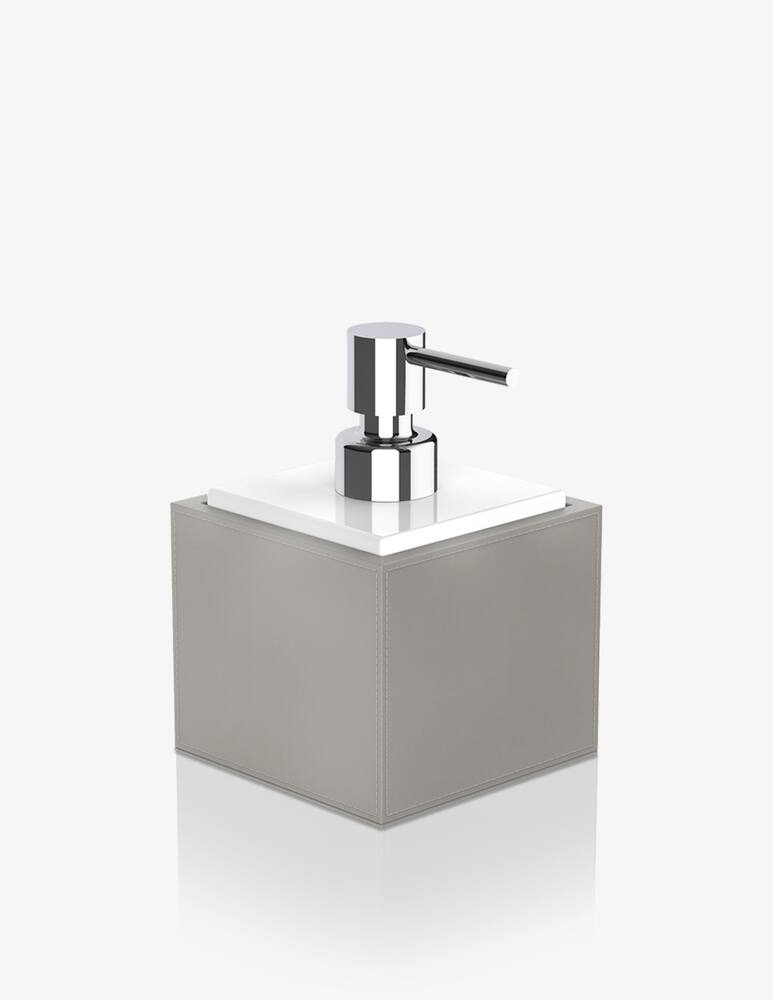 Decor Walther Brownie Ssp Soap Dispenser - Artificial Leather Taupe - picture 1 Decor Walther Brownie Ssp Soap Dispenser - Artificial Leather Taupe - picture 1