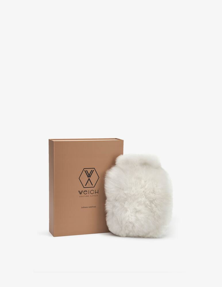 rinascente Weich Borsa Dell'Acqua Calda In Alpaca Calmo Bianco Regular