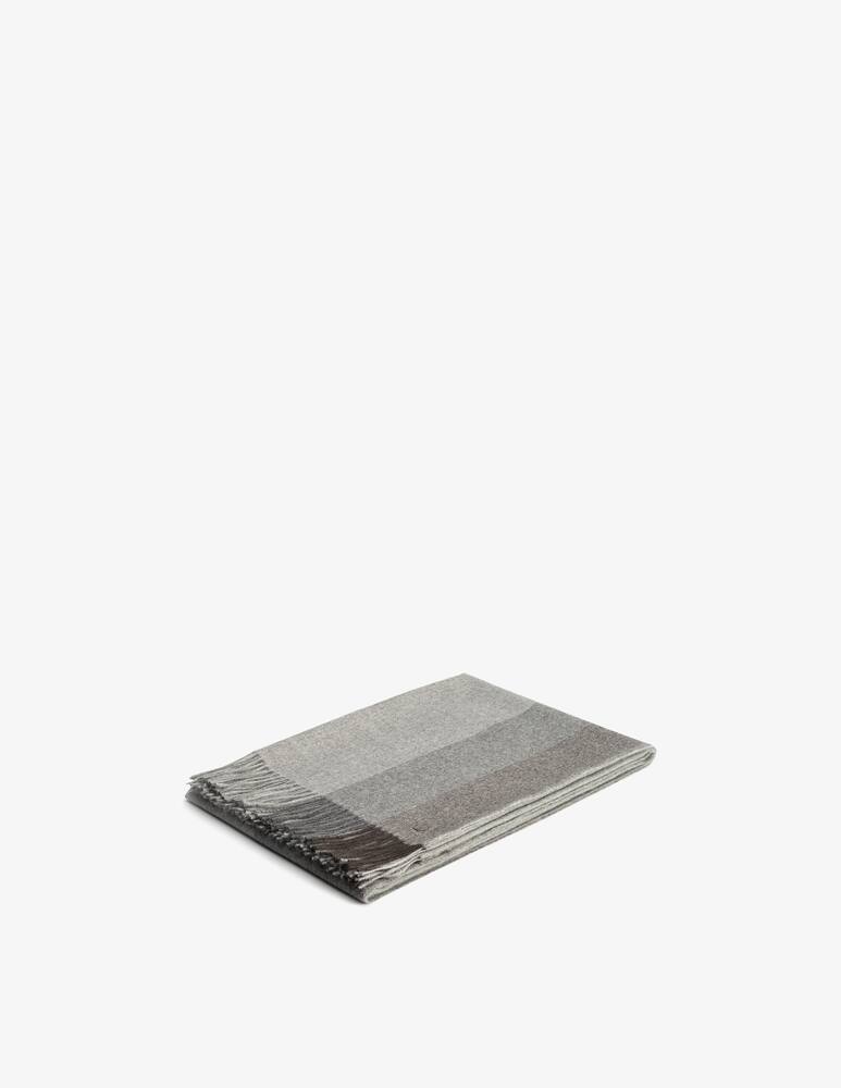 rinascente Weich Plaid In Lana Di Alpaca Tira Grigio