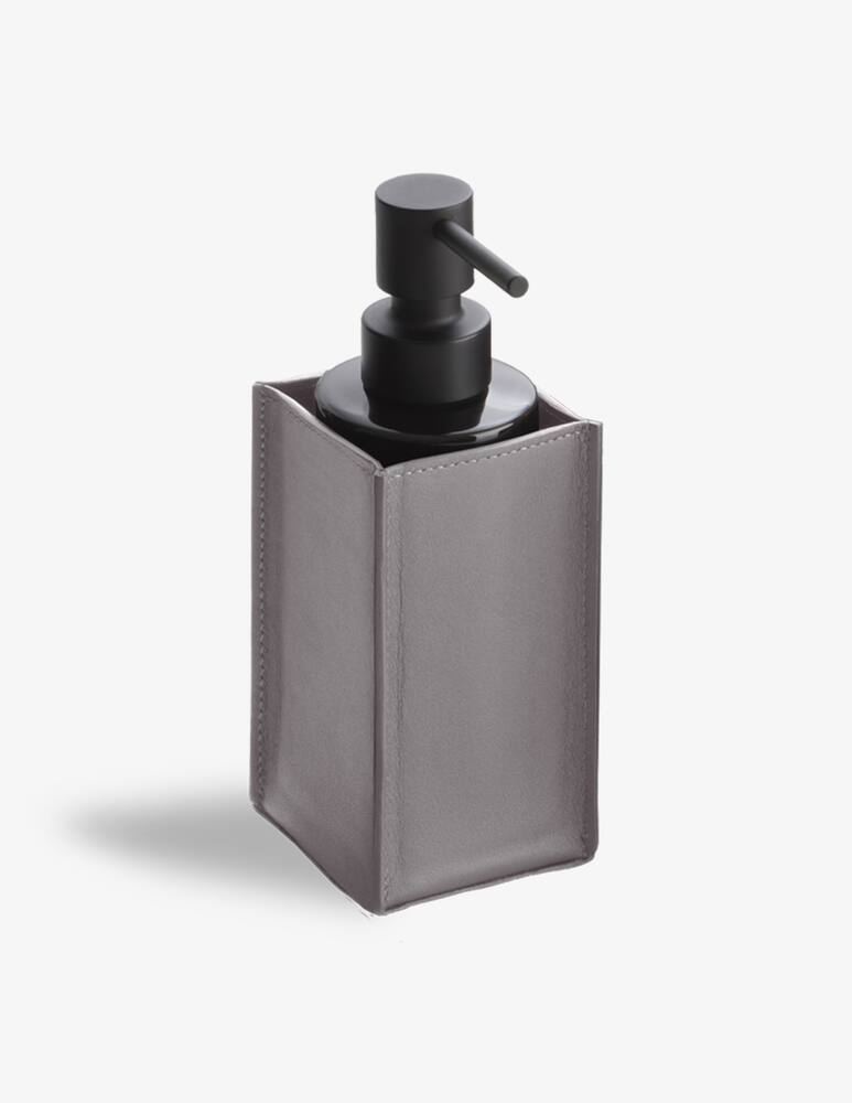 Decor Walther Nappa Ssp Soap Dispenser - Nappa Genuine Leather Smoke-Grey - picture 1 Decor Walther Nappa Ssp Soap Dispenser - Nappa Genuine Leather Smoke-Grey - picture 1