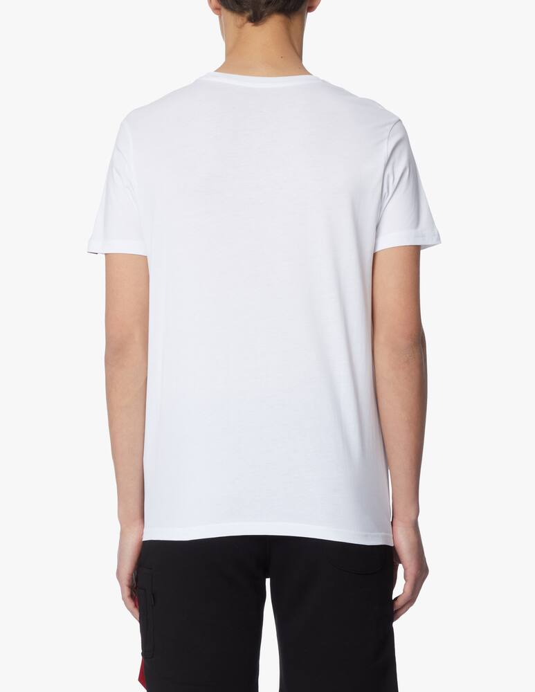 rinascente Alpha Industries Maglietta girocollo logo centrale - bianco