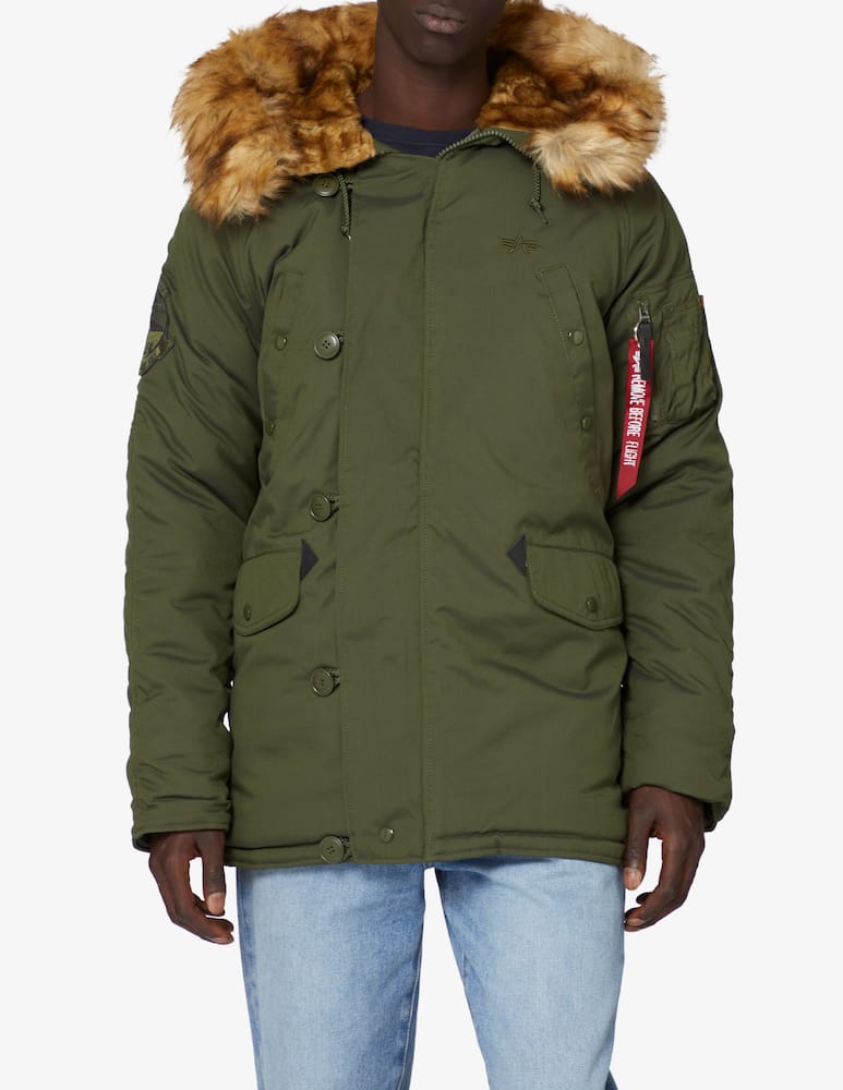 Alpha Industries Parka explorer con ecofur - Verde - immagine 1 Alpha Industries Parka explorer con ecofur - Verde - immagine 1