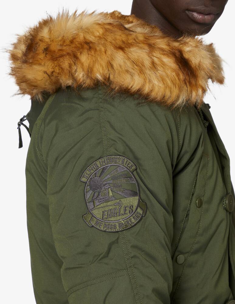 rinascente Alpha Industries Explorer parka ecofur - Green
