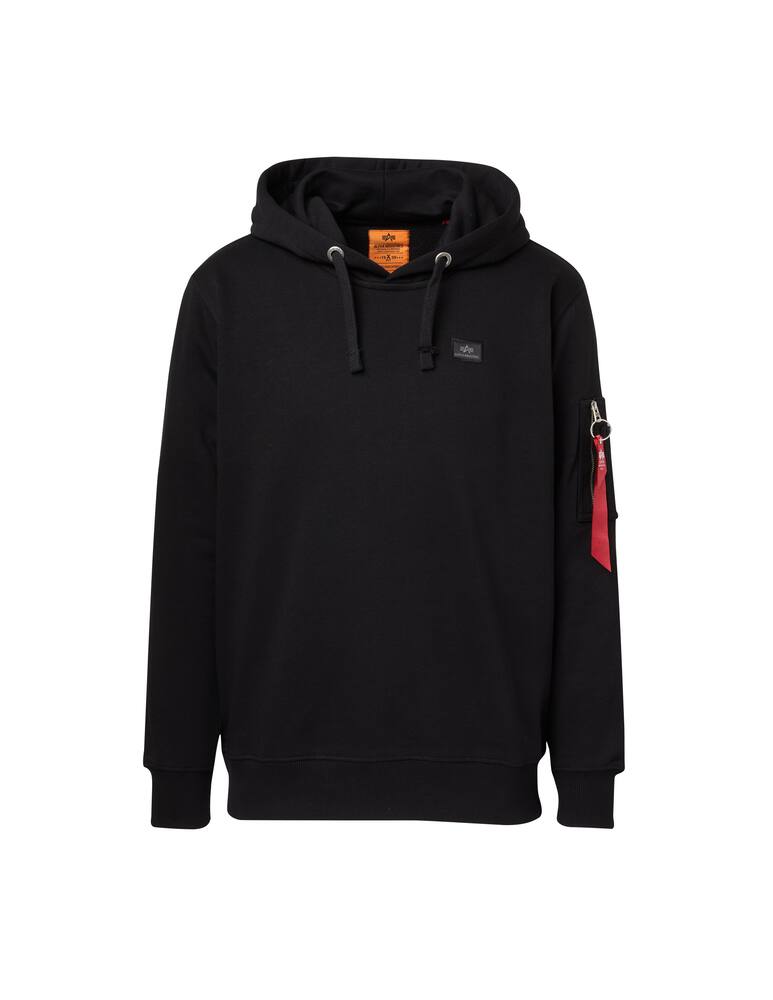 rinascente Alpha Industries Pull up hoodie - black