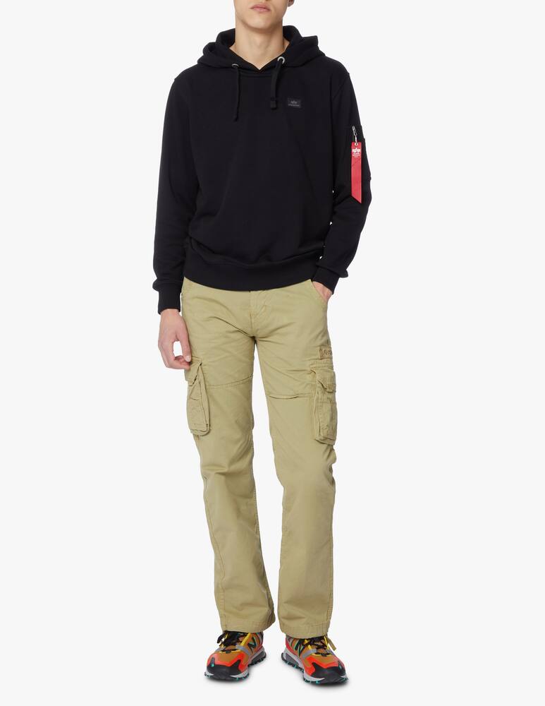 rinascente Alpha Industries Pull up hoodie - black