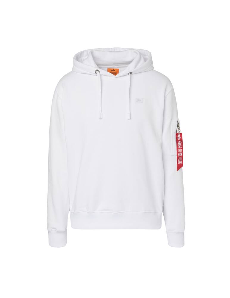 rinascente Alpha Industries Felpa con cappuccio tirante - bianco