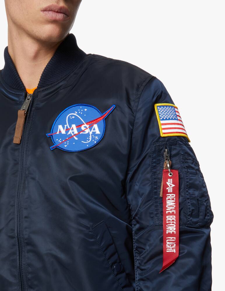rinascente Alpha Industries Nasa patch jacket - Blue