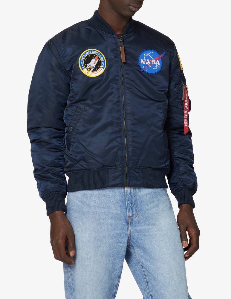 rinascente Alpha Industries Nasa patch jacket - Blue