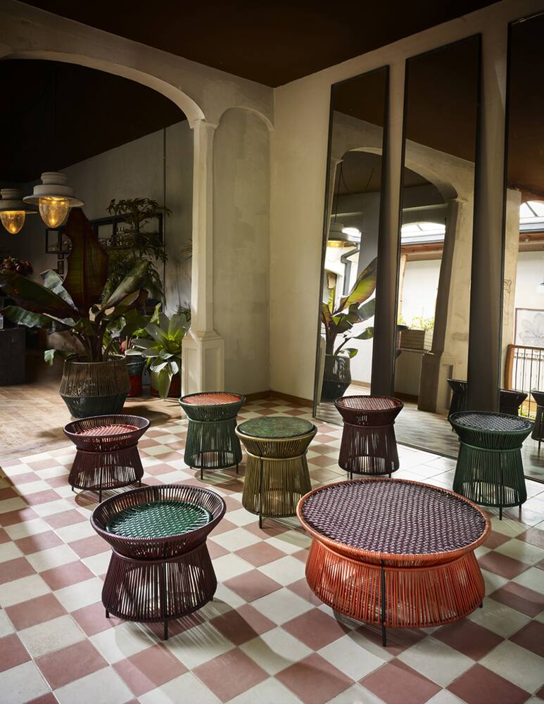 rinascente Ames Caribe Chic Basket Table