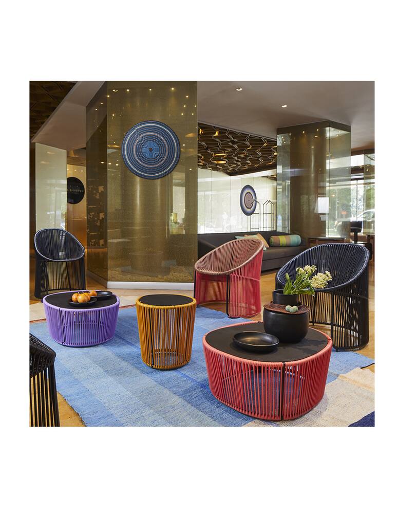 rinascente Ames Cartagenas Side Table - Brown