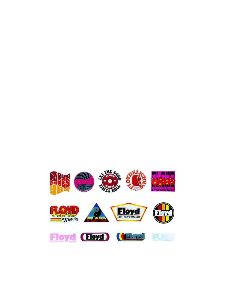 rinascente Floyd Floyd Sticker Set - Multicolor