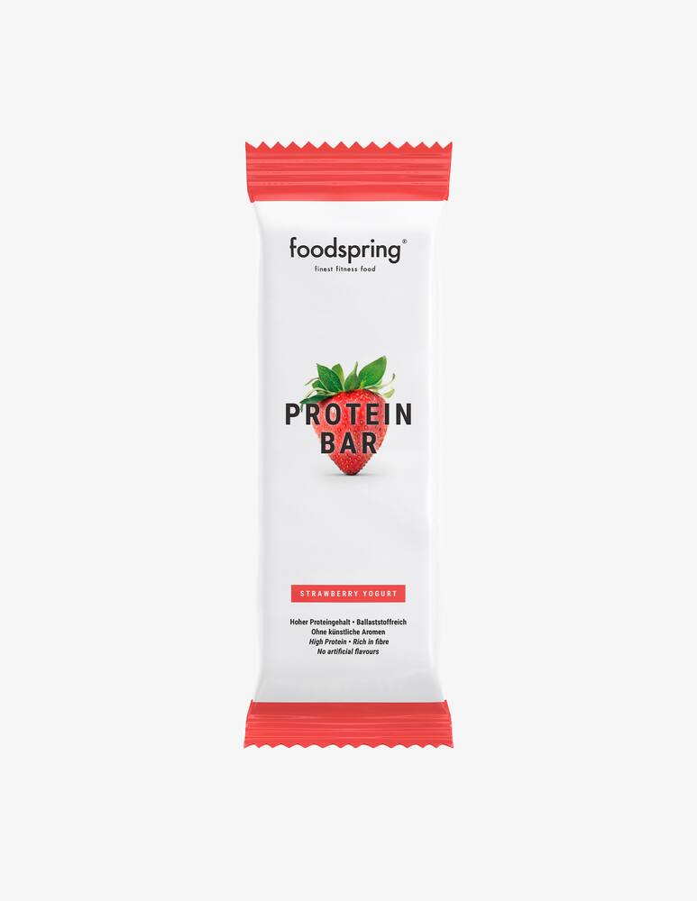 rinascente Foodspring Protein Bar 12x60g - Strawberry Milkshake