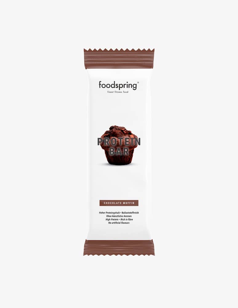 Foodspring Protein Bar 12x60g - Muffin al Cioccolato - immagine 2 Foodspring Protein Bar 12x60g - Muffin al Cioccolato - immagine 2