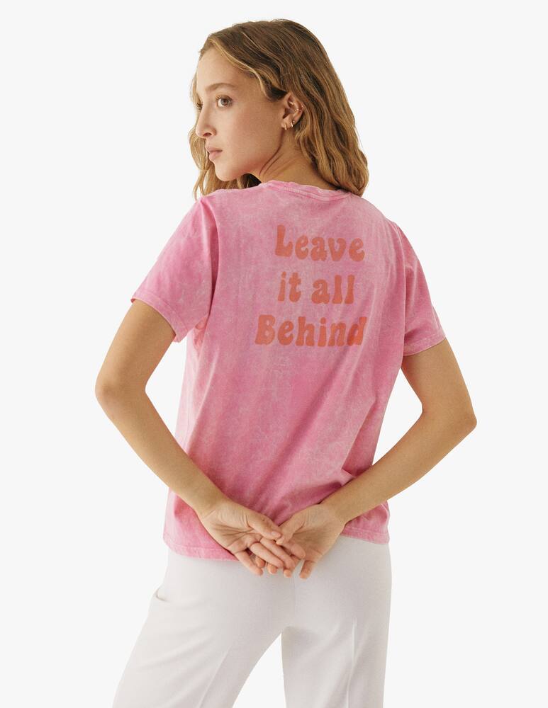 rinascente PSC T-shirt in cotone Leave it