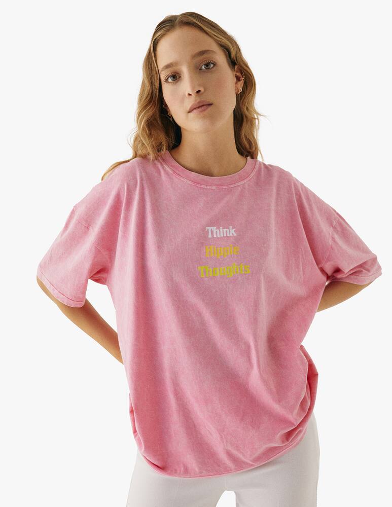 rinascente PSC T-shirt oversize in cotone Hippie