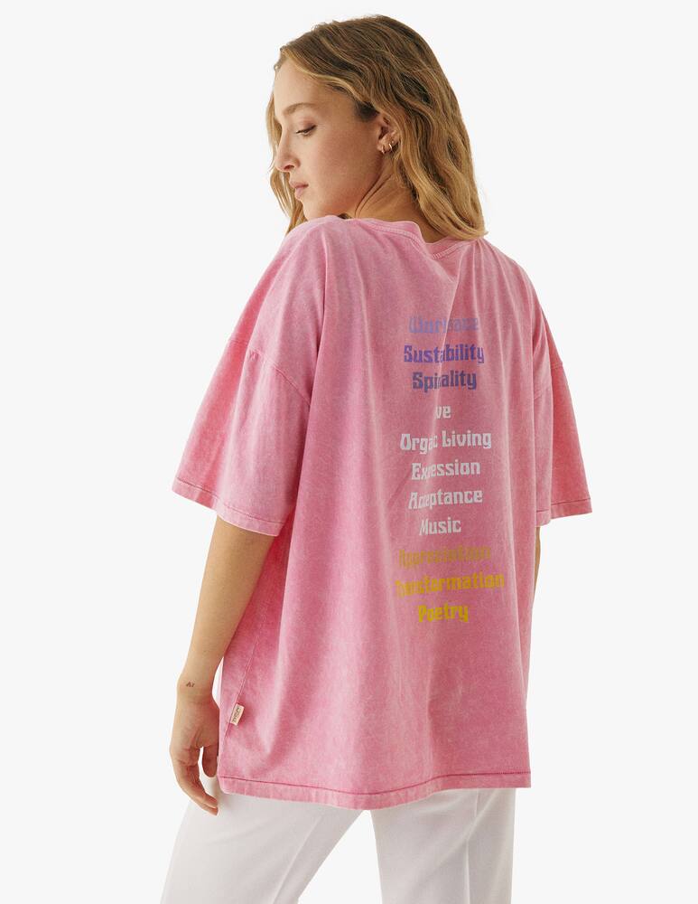 rinascente PSC T-shirt oversize in cotone Hippie