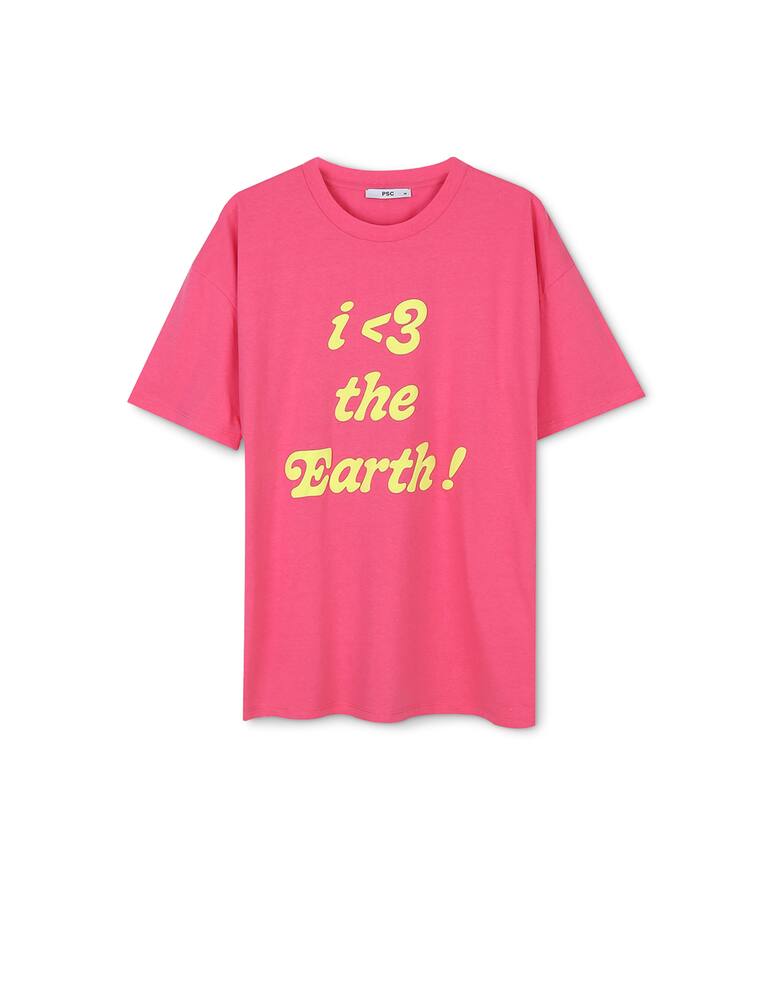 rinascente PSC Cotton blend t-shirt Love Earth