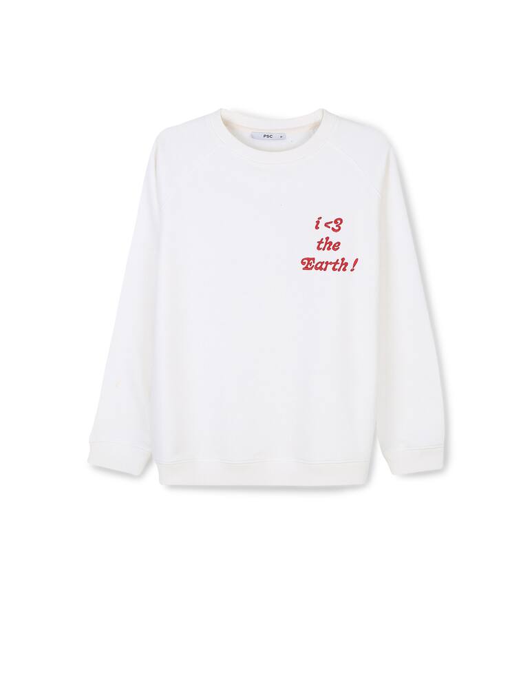 rinascente PSC Cotton blend sweatshirt Love Earth