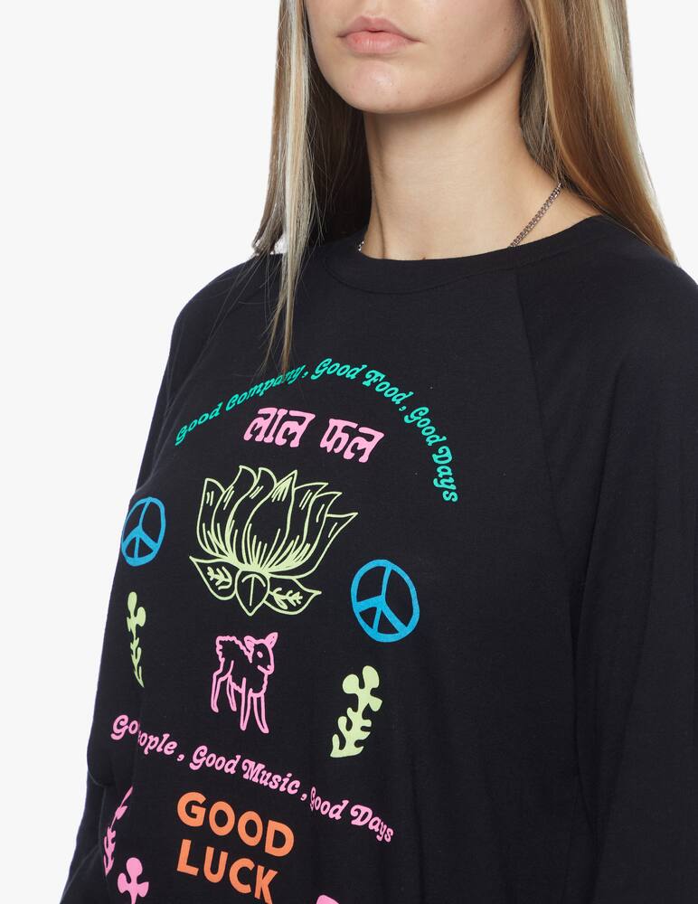 rinascente PSC Maglietta a manica lunga in cotone Good Luck