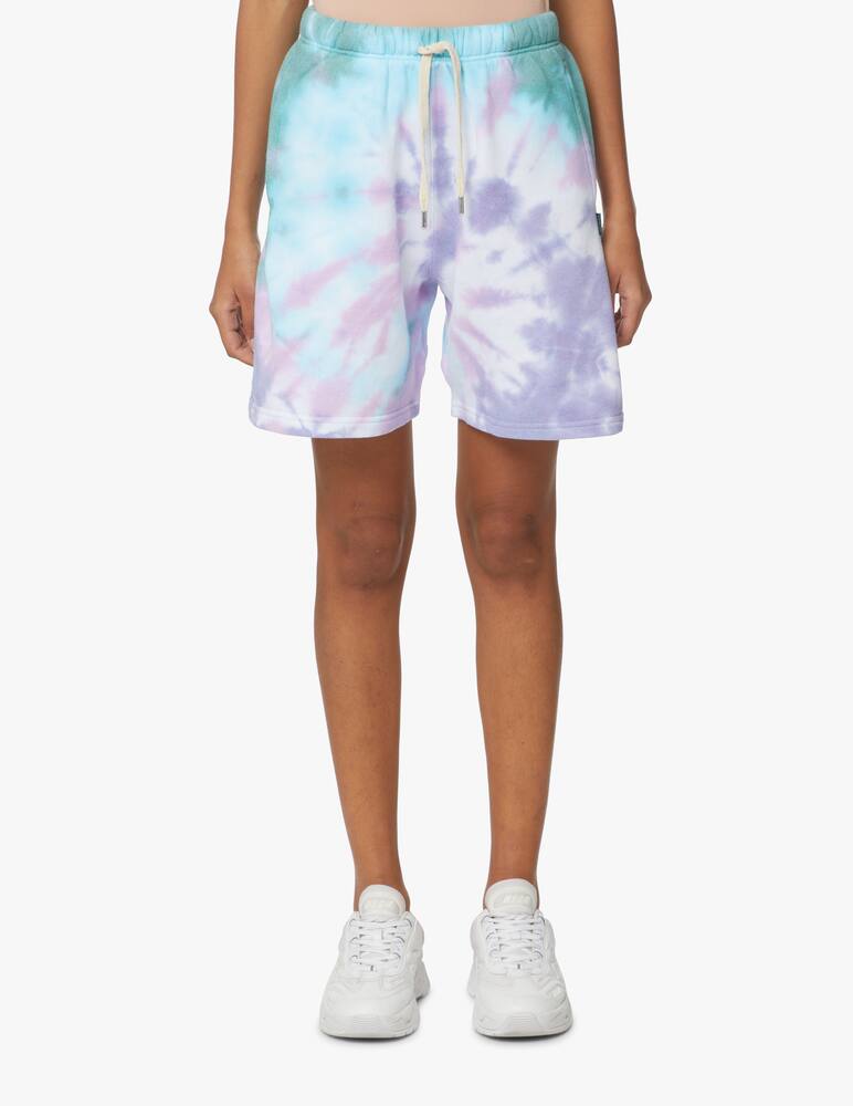 rinascente PSC Pantaloni corti tie-dye - azzurro