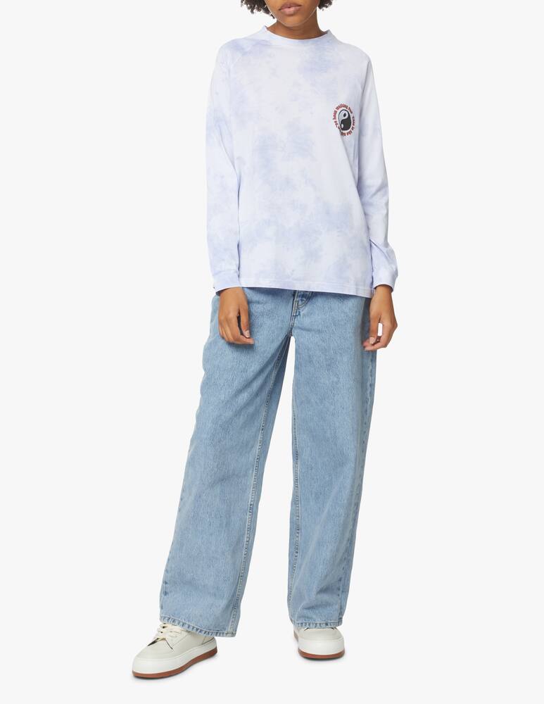 rinascente PSC Long sleeved cotton top - light blue