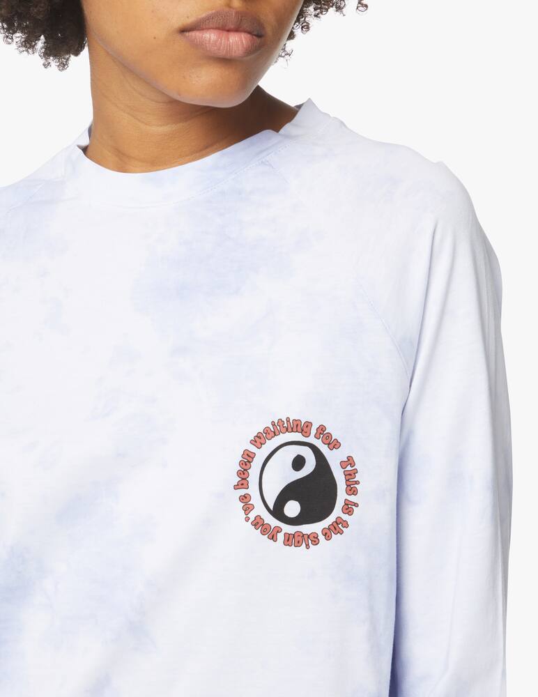 rinascente PSC Long sleeved cotton top - light blue