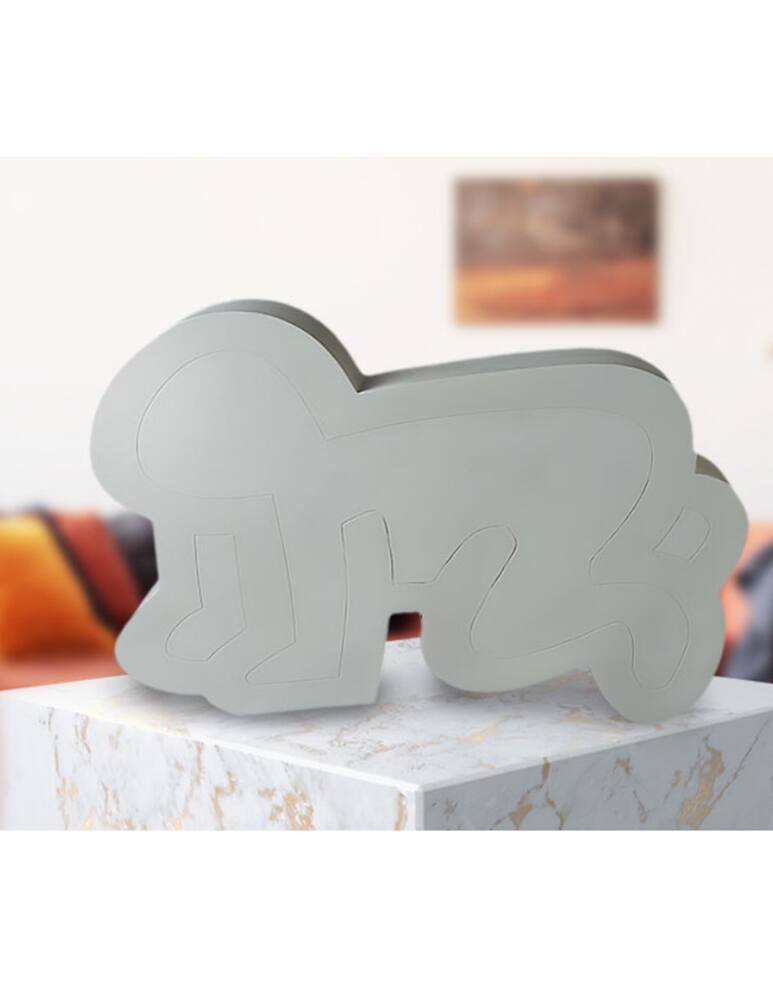 rinascente Medicom Toy Keith Haring Radiant Baby Statue - White