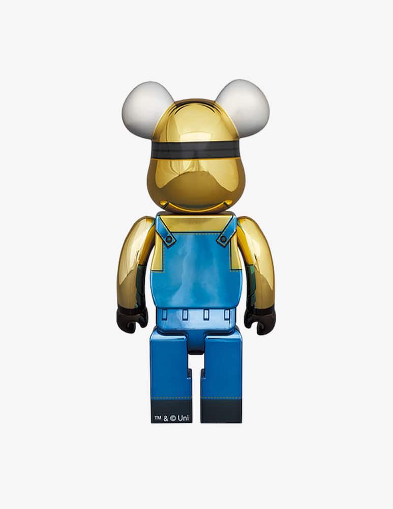Medicom Toy Bearbrick 1000% Minions Dave Chrome Version - immagine 2 Medicom Toy Bearbrick 1000% Minions Dave Chrome Version - immagine 2