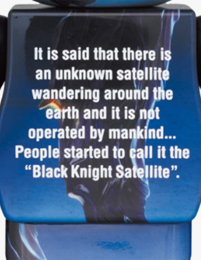 rinascente Medicom Toy Bearbrick 400% Black Knight Satellite 2-pack - Multi