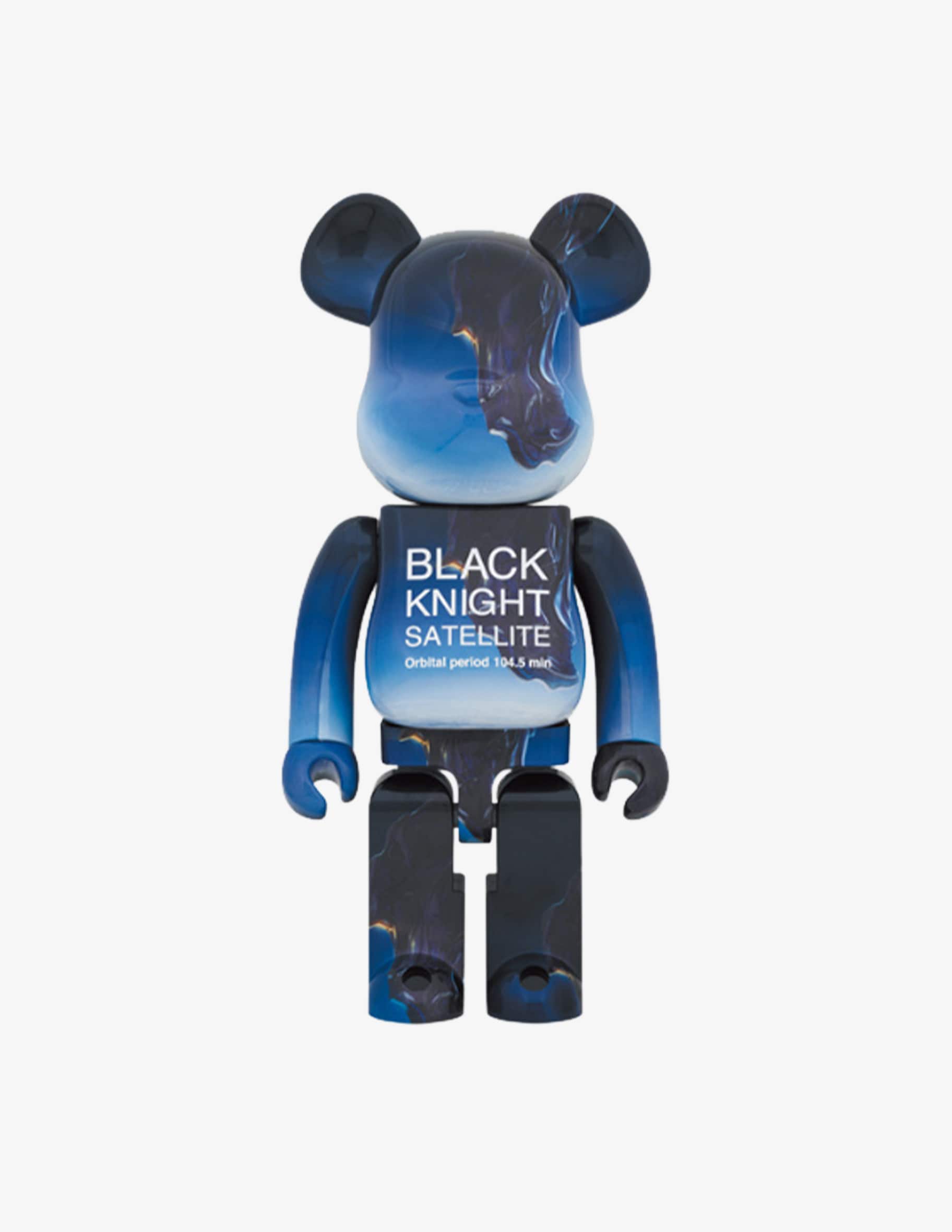 Shop Medicom Toy Bearbrick 1000% Black Knight Satellite - Multi on