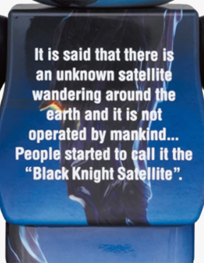 rinascente Medicom Toy Bearbrick 1000% Black Knight Satellite - Multicolor