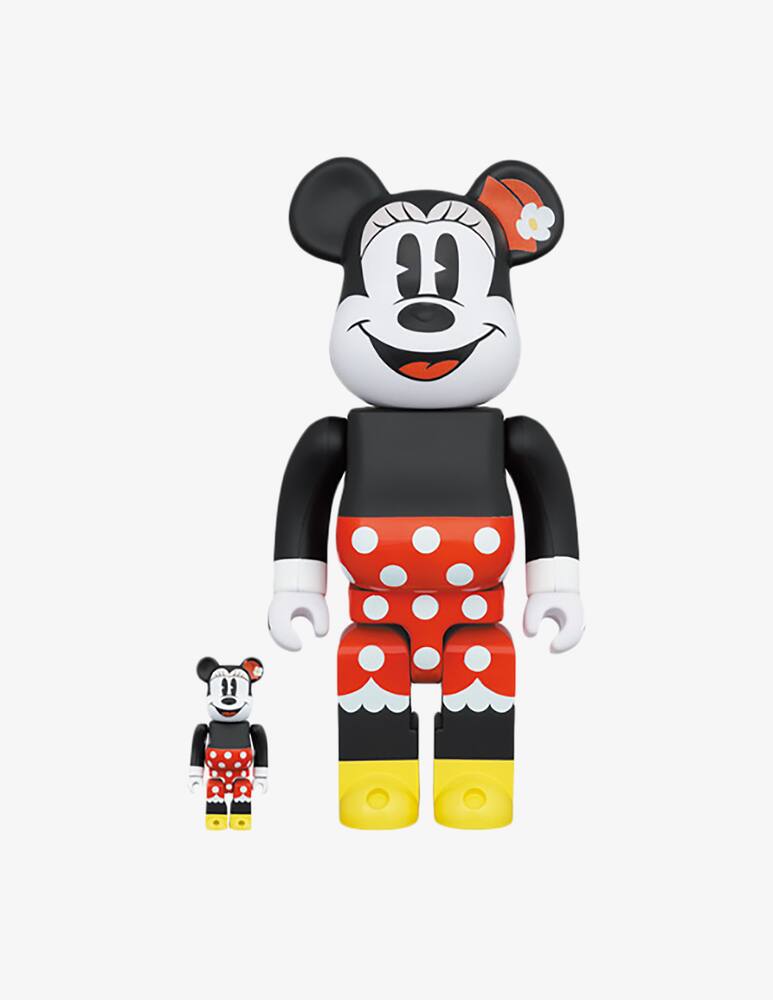 rinascente Medicom Toy BEARBRICK 400% Minnie Mouse 2-pack - Multicolor