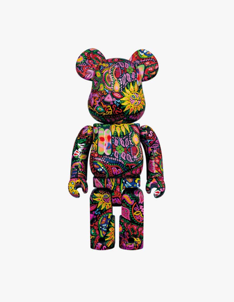 Medicom Toy Bearbrick 1000% Psychedelic Paisley - picture 1 Medicom Toy Bearbrick 1000% Psychedelic Paisley - picture 1