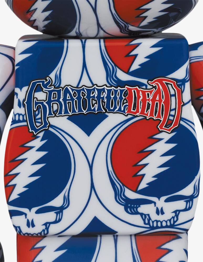 rinascente Medicom Toy Bearbrick 400% Grateful Dead Steal Your Face 2-pack