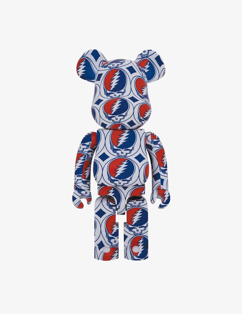 Medicom Toy Bearbrick 1000% Grateful Dead Steal Your Face - immagine 1 Medicom Toy Bearbrick 1000% Grateful Dead Steal Your Face - immagine 1