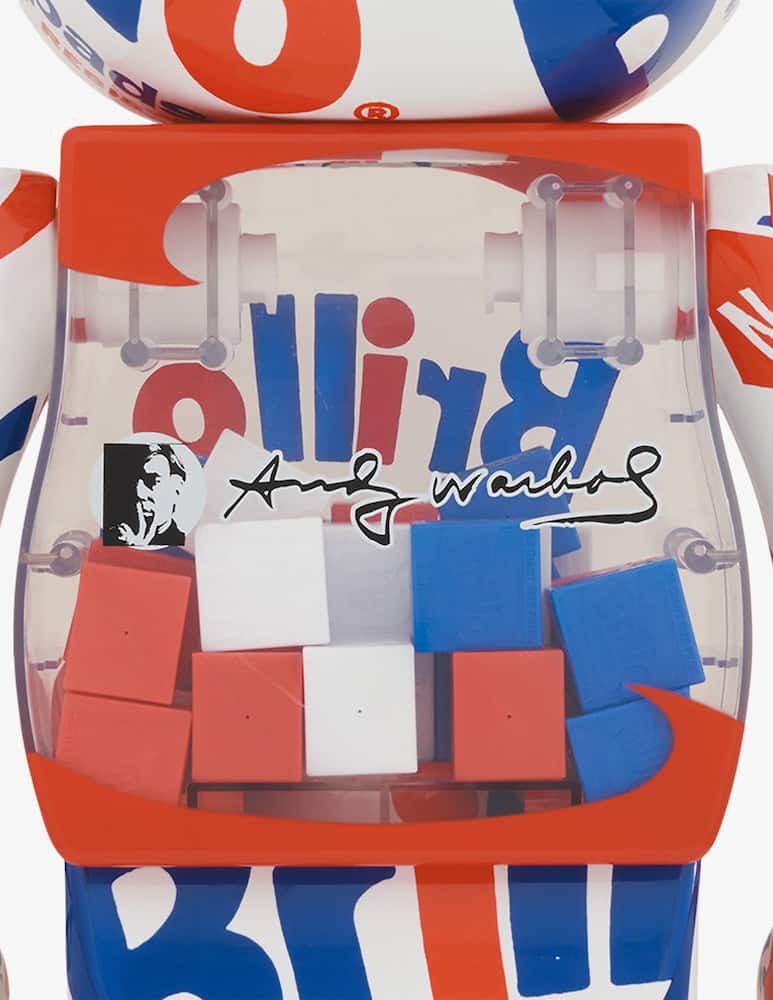 rinascente Medicom Toy Bearbrick 1000% Andy Warhol Brillo 2022