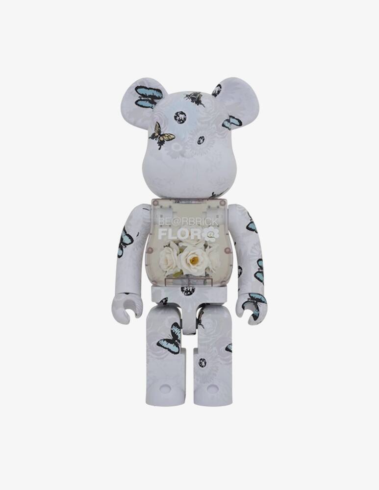Medicom Toy Bearbrick 1000% Flora no. 2 white - immagine 1 Medicom Toy Bearbrick 1000% Flora no. 2 white - immagine 1